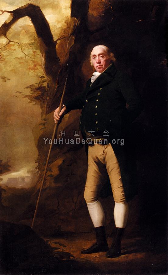 Portrait Of Alexander Keith Of Ravelston Midlothian - 亨利·雷本爵士